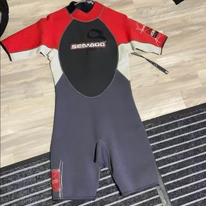 Wetsuit barley used
